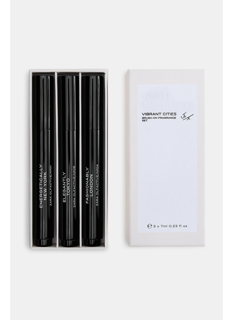 Набор кистей для нанесения парфюма вибрирующие города 3x 7мл (0.23 жидк.унц.) Набор кистей для нанесения парфюма вибрирующие города 3x 7мл (0.23 жидк.унц.)
