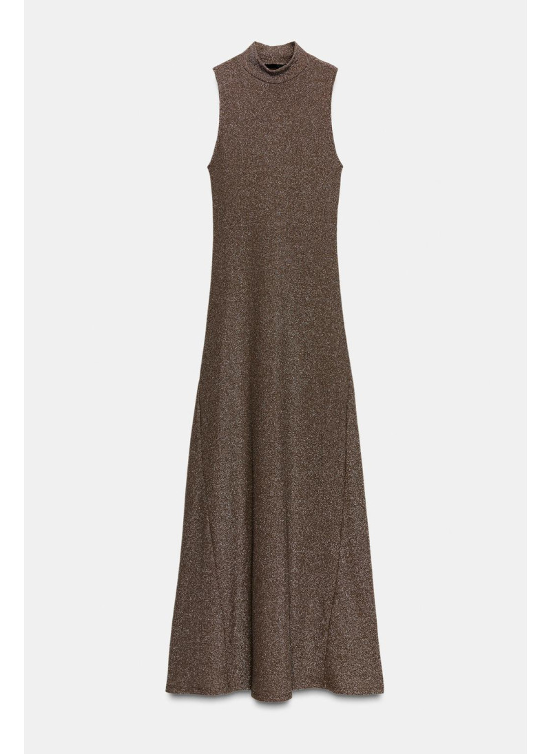 ПЛАТЬЕ БЕЗ РУКАВОВ С МЕТАЛЛИЗИРОВАННОЙ НИТЬЮ ПЛАТЬЕ БЕЗ РУКАВОВ С МЕТАЛЛИЗИРОВАННОЙ НИТЬЮ