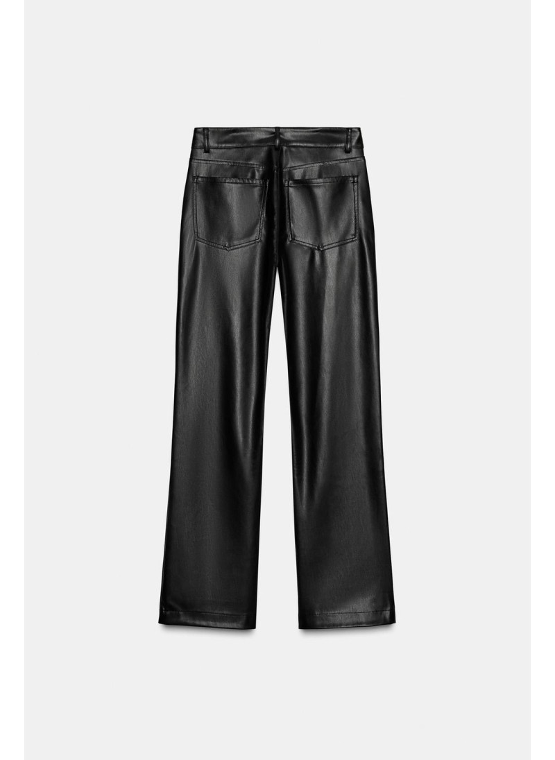 БРЮКИ ИЗ ИСКУССТВЕННОЙ КОЖИ С НИЗКОЙ ПОСАДКОЙ БРЮКИ ИЗ ИСКУССТВЕННОЙ КОЖИ С НИЗКОЙ ПОСАДКОЙ