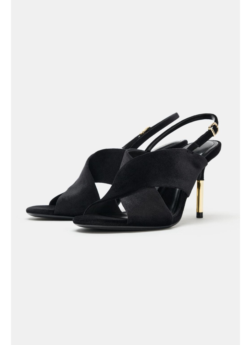 БОСОНОЖКИ НА КАБЛУКЕ С ПЕРЕКРЕЩИВАЮЩИМИСЯ РЕМЕШКАМИ БОСОНОЖКИ НА КАБЛУКЕ С ПЕРЕКРЕЩИВАЮЩИМИСЯ РЕМЕШКАМИ