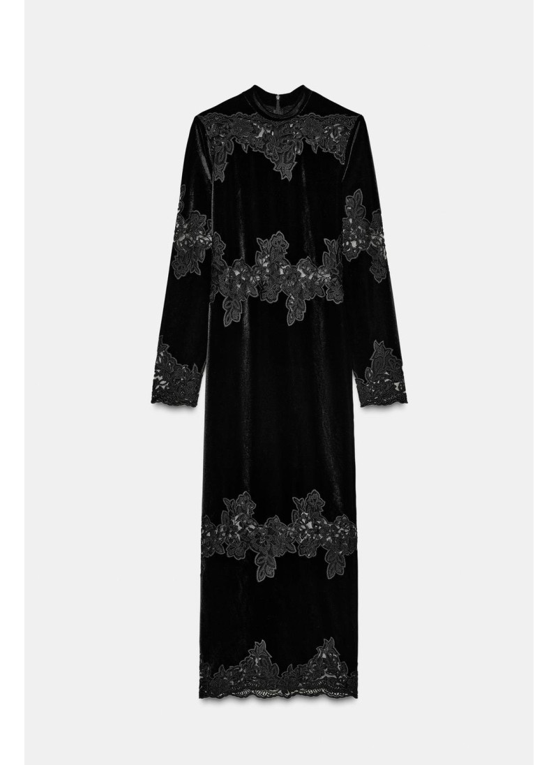 БАРХАТНОЕ ПЛАТЬЕ С КРУЖЕВОМ БАРХАТНОЕ ПЛАТЬЕ С КРУЖЕВОМ