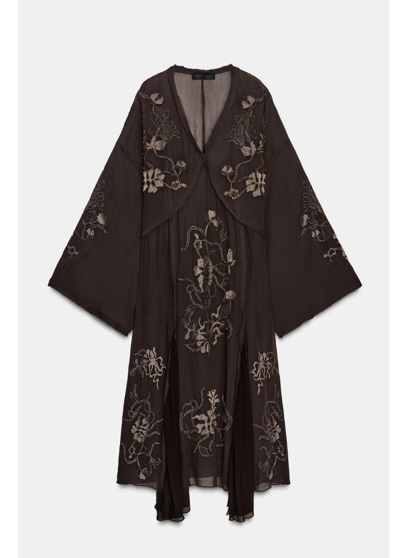 ПЛАТЬЕ С ВЫШИВКОЙ И БУСИНАМИ ИЗ ОГРАНИЧЕННОЙ СЕРИИ ZW COLLECTION ПЛАТЬЕ С ВЫШИВКОЙ И БУСИНАМИ ИЗ ОГРАНИЧЕННОЙ СЕРИИ ZW COLLECTION