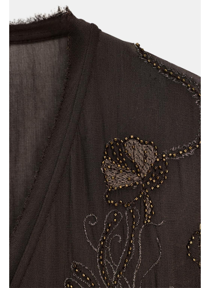 ПЛАТЬЕ С ВЫШИВКОЙ И БУСИНАМИ ИЗ ОГРАНИЧЕННОЙ СЕРИИ ZW COLLECTION ПЛАТЬЕ С ВЫШИВКОЙ И БУСИНАМИ ИЗ ОГРАНИЧЕННОЙ СЕРИИ ZW COLLECTION