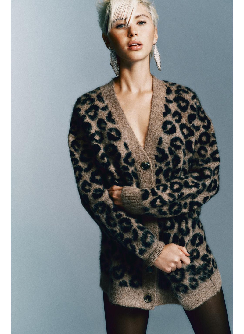 ЖАККАРДОВЫЙ КАРДИГАН ОВЕРС...