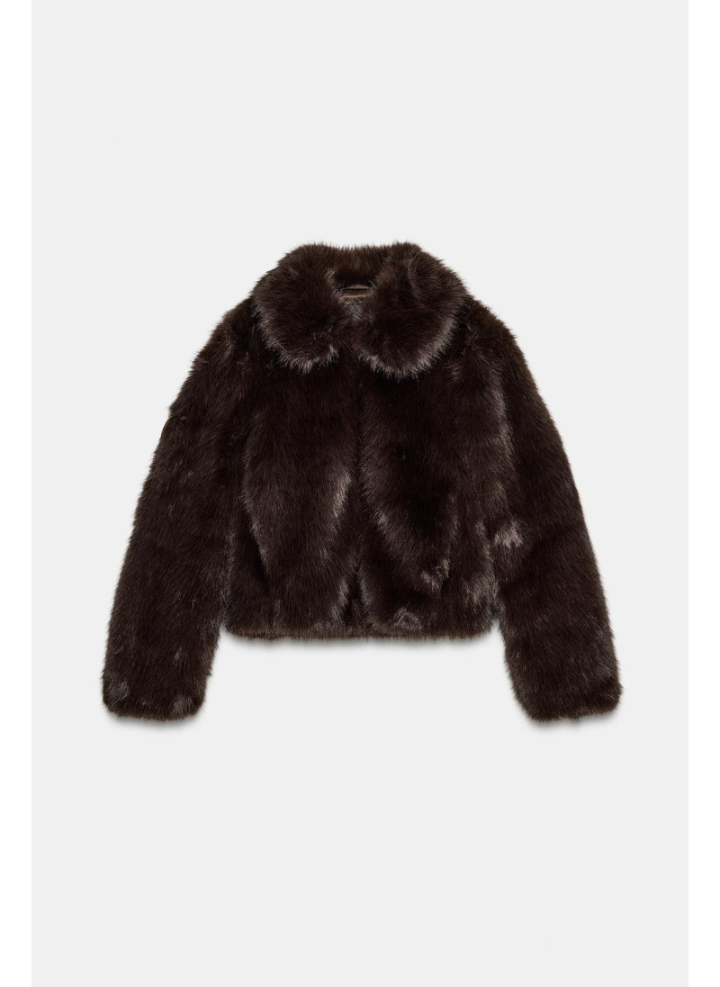 КОРОТКОЕ ПАЛЬТО ИЗ ИСКУССТВЕННОГО МЕХА КОРОТКОЕ ПАЛЬТО ИЗ ИСКУССТВЕННОГО МЕХА