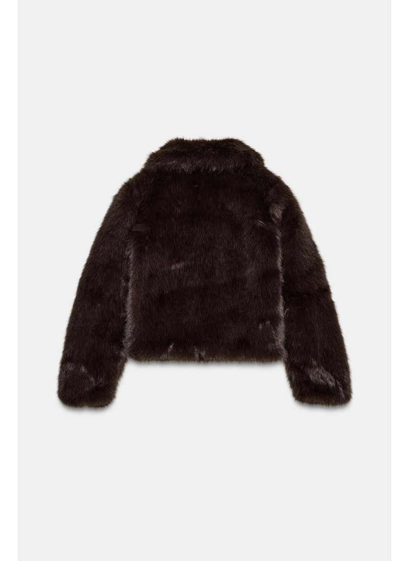 КОРОТКОЕ ПАЛЬТО ИЗ ИСКУССТВЕННОГО МЕХА КОРОТКОЕ ПАЛЬТО ИЗ ИСКУССТВЕННОГО МЕХА