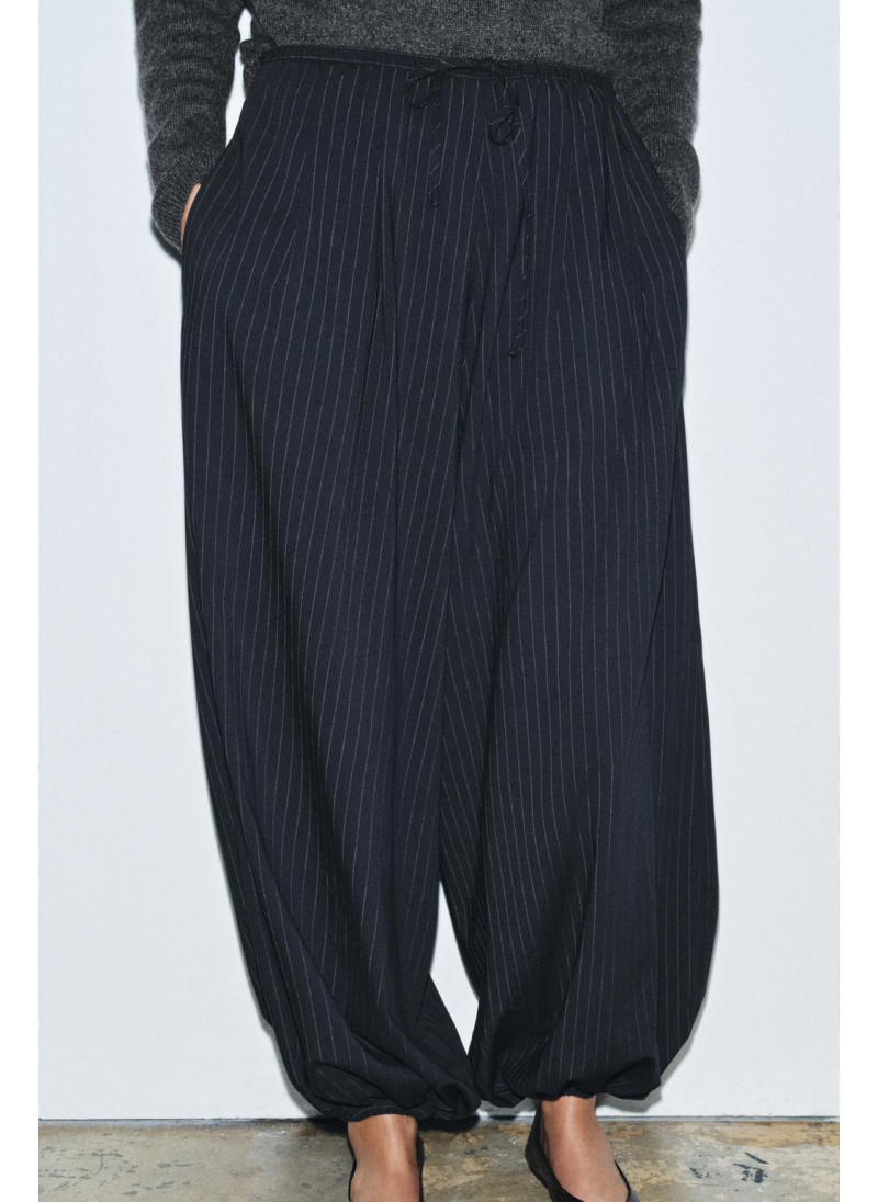 БРЮКИ-БАГГИ В ПОЛОСКУ — ZW COLLECTION БРЮКИ-БАГГИ В ПОЛОСКУ — ZW COLLECTION