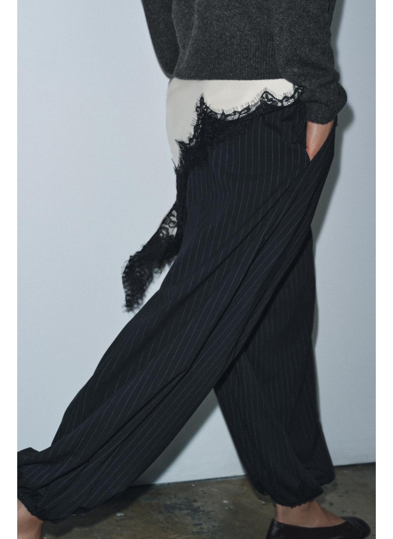 БРЮКИ-БАГГИ В ПОЛОСКУ — ZW COLLECTION БРЮКИ-БАГГИ В ПОЛОСКУ — ZW COLLECTION