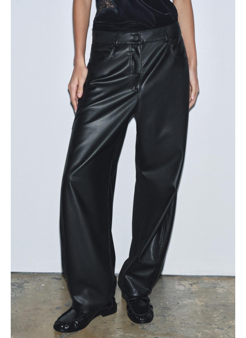 БРЮКИ BALLOON ИЗ ИСКУССТВЕННОЙ КОЖИ ZW COLLECTION БРЮКИ BALLOON ИЗ ИСКУССТВЕННОЙ КОЖИ ZW COLLECTION