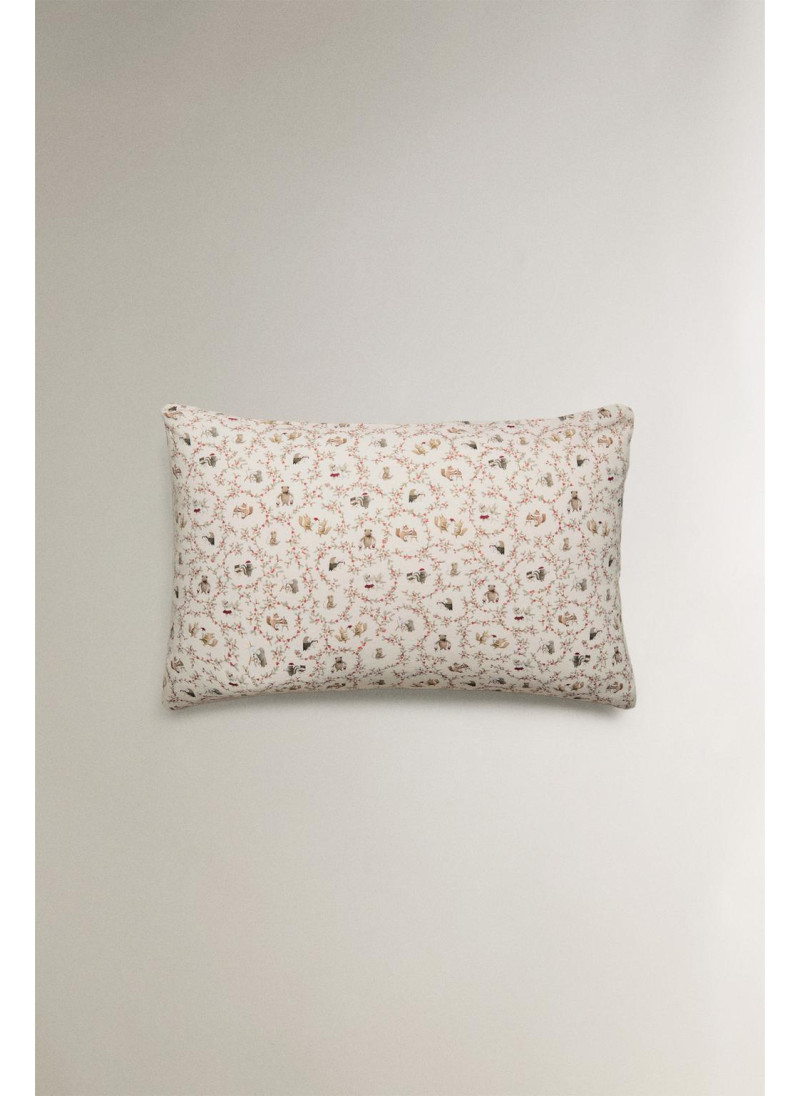 Детский рождественский наволочка с животными Детский рождественский наволочка с животными