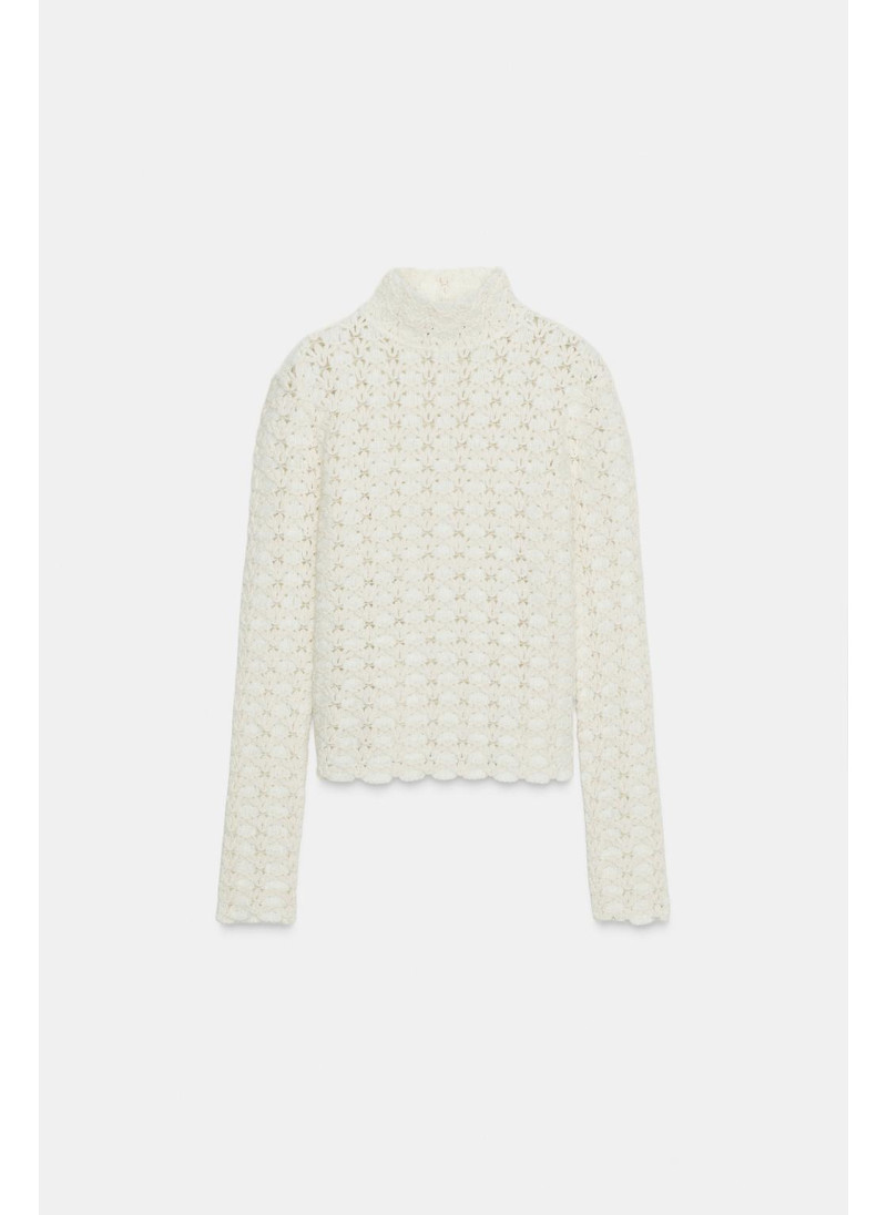 СВИТЕР ИЗ КОМБИНИРОВАННОГО ТРИКОТАЖА СВИТЕР ИЗ КОМБИНИРОВАННОГО ТРИКОТАЖА