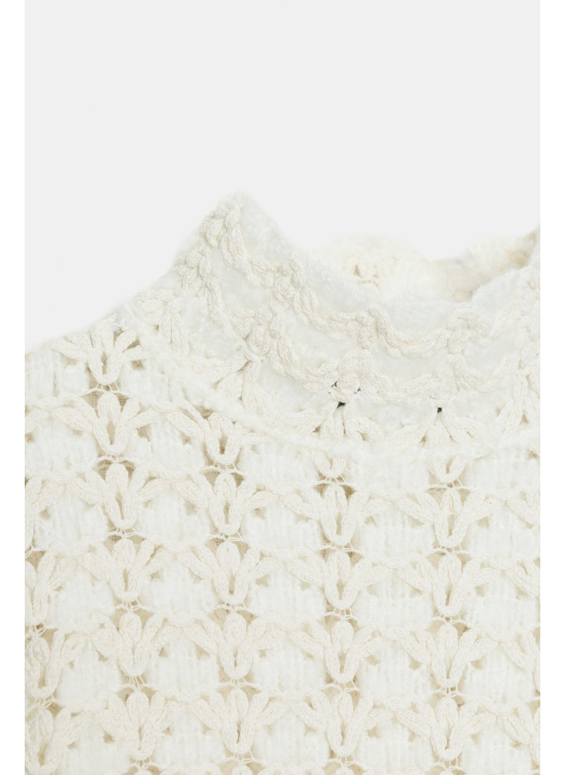 СВИТЕР ИЗ КОМБИНИРОВАННОГО ТРИКОТАЖА СВИТЕР ИЗ КОМБИНИРОВАННОГО ТРИКОТАЖА