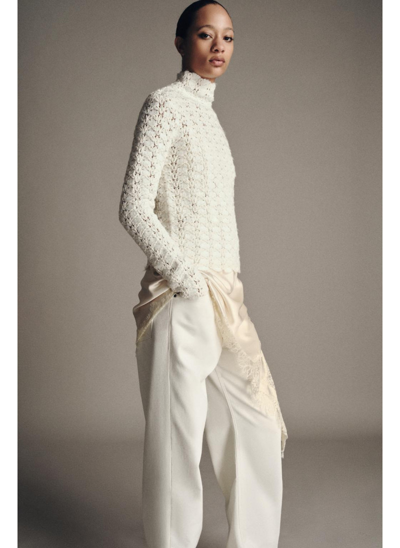 СВИТЕР ИЗ КОМБИНИРОВАННОГО...