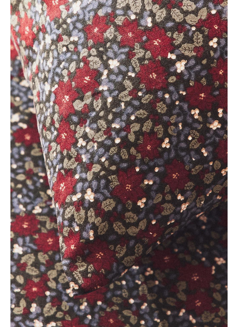 Детское рождественское покрывало с цветочным узором Детское рождественское покрывало с цветочным узором