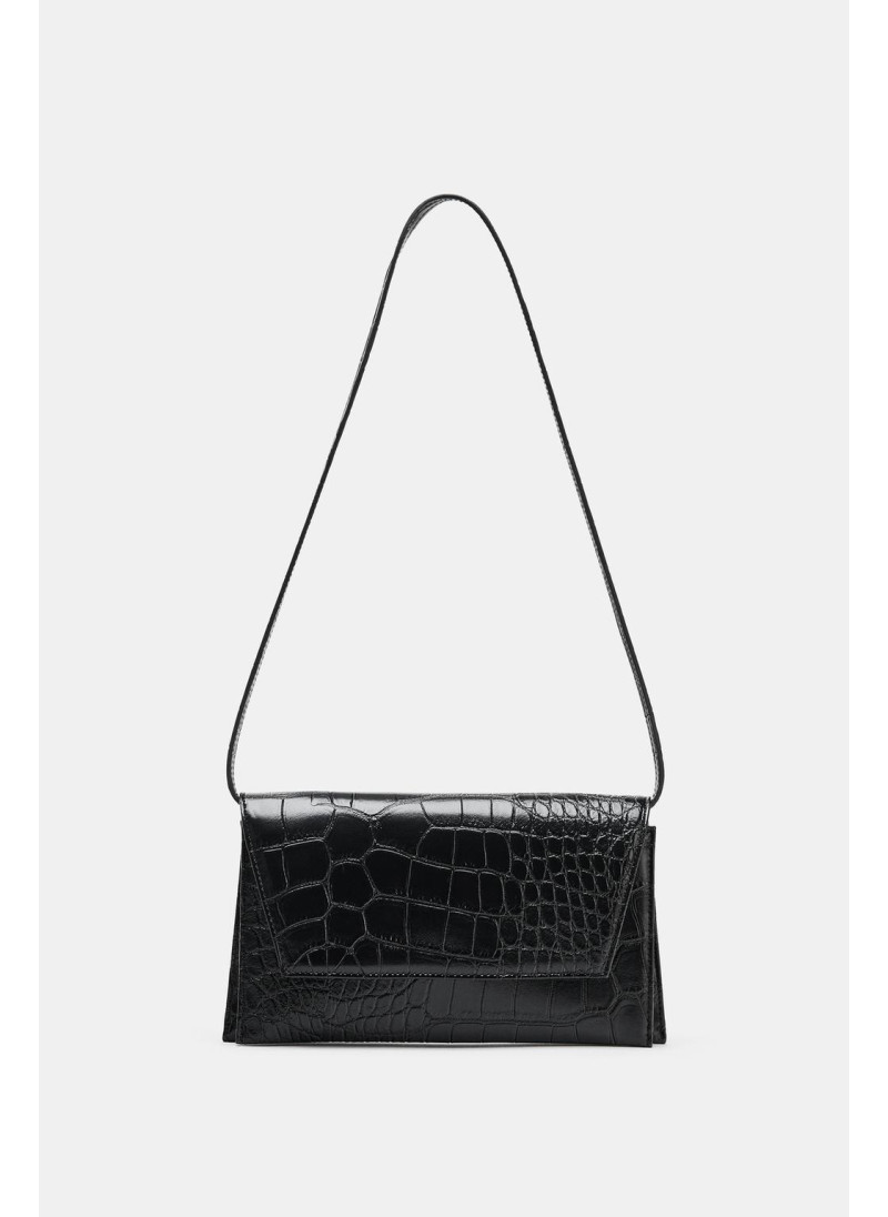 СУМКА С РЕЛЬЕФНЫМ УЗОРОМ И КЛАПАНОМ СУМКА С РЕЛЬЕФНЫМ УЗОРОМ И КЛАПАНОМ