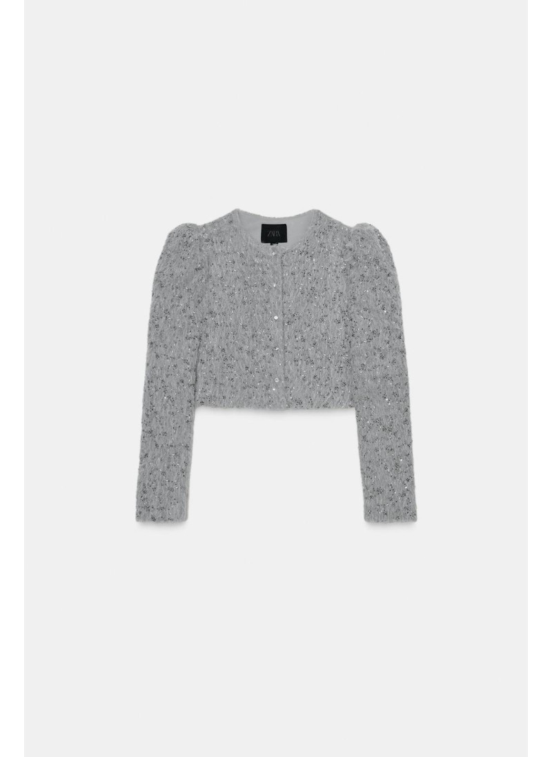 КУРТКА ИЗ ИСКУССТВЕННОГО МЕХА С БУСИНАМИ КУРТКА ИЗ ИСКУССТВЕННОГО МЕХА С БУСИНАМИ