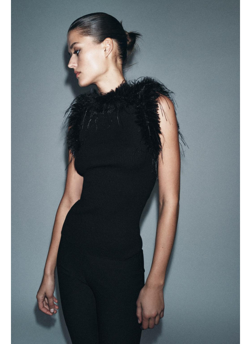 Топ из искусственного меха rib Топ из искусственного меха rib