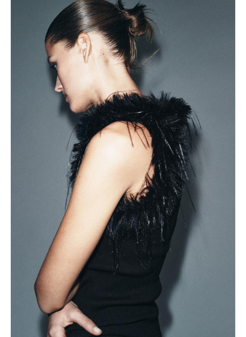 Топ из искусственного меха rib Топ из искусственного меха rib