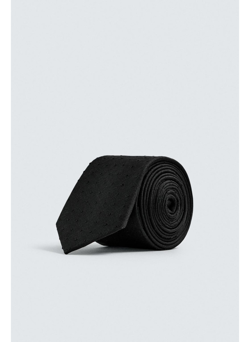 Галстук из 100% шелка с жаккардовым узором Галстук из 100% шелка с жаккардовым узором