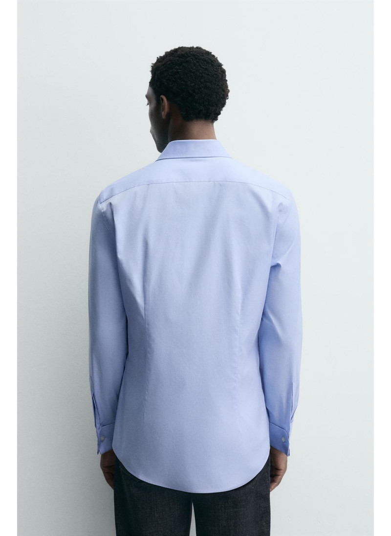 РУБАШКА ИЗ РЕЛЬЕФНОЙ ТКАНИ С МАНЖЕТАМИ ПОД ЗАПОНКИ РУБАШКА ИЗ РЕЛЬЕФНОЙ ТКАНИ С МАНЖЕТАМИ ПОД ЗАПОНКИ