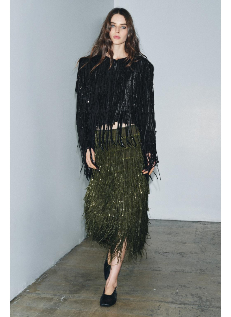 ЮБКА С БАХРОМОЙ И ПАЙЕТКАМИ ZW COLLECTION LIMITED EDITION ЮБКА С БАХРОМОЙ И ПАЙЕТКАМИ ZW COLLECTION LIMITED EDITION