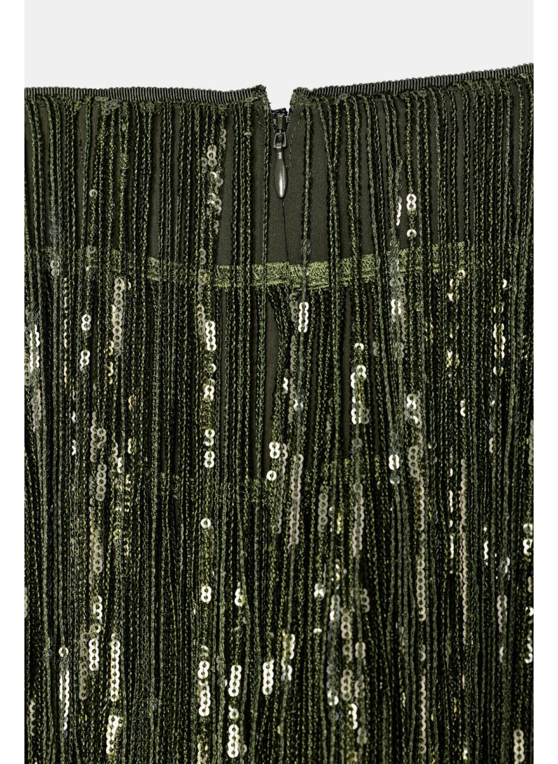 ЮБКА С БАХРОМОЙ И ПАЙЕТКАМИ ZW COLLECTION LIMITED EDITION ЮБКА С БАХРОМОЙ И ПАЙЕТКАМИ ZW COLLECTION LIMITED EDITION