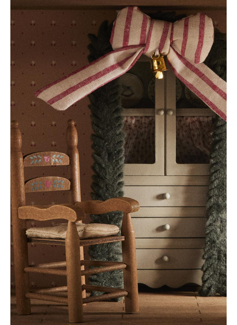 Детский набор игрушек для кукольного домика рождественский гостинный зал Детский набор игрушек для кукольного домика рождественский гостинный зал