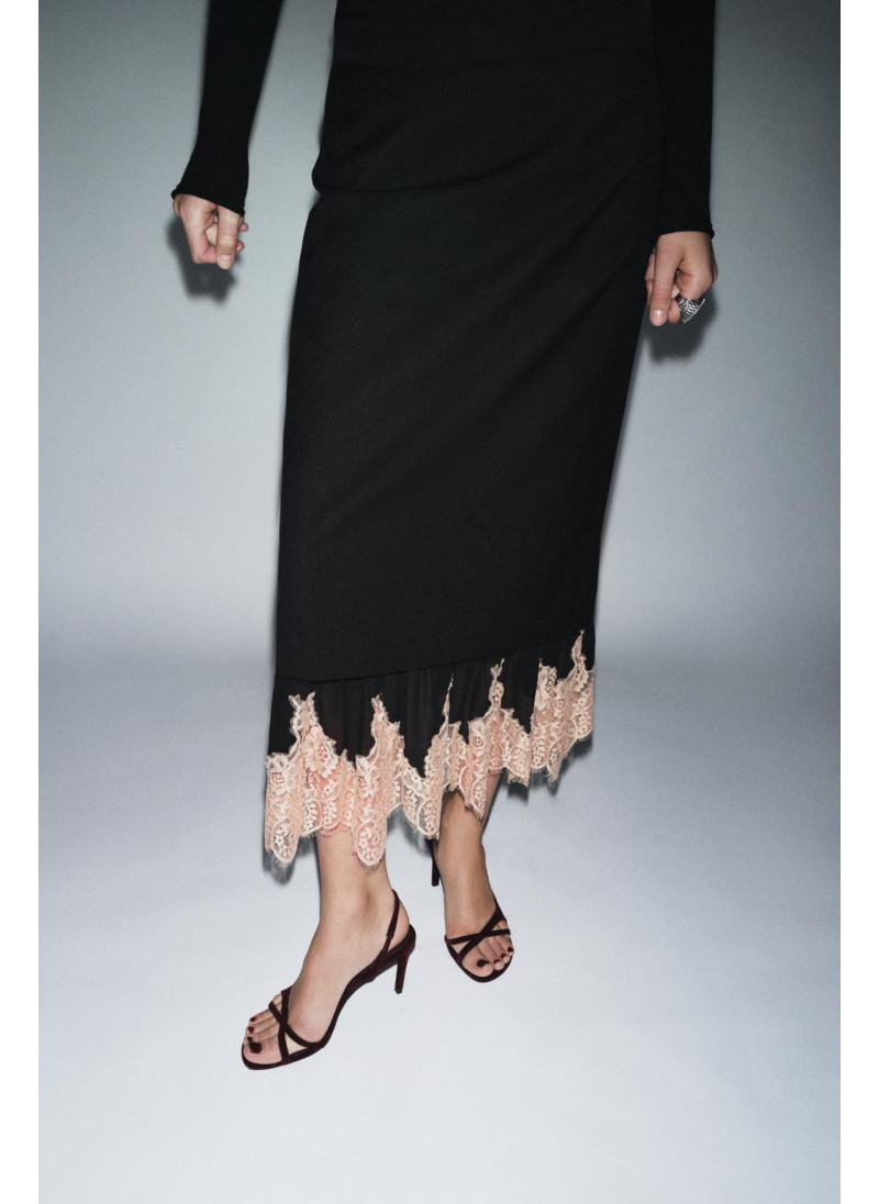 Юбка из коллекции zw сочетание кружева Юбка из коллекции zw сочетание кружева