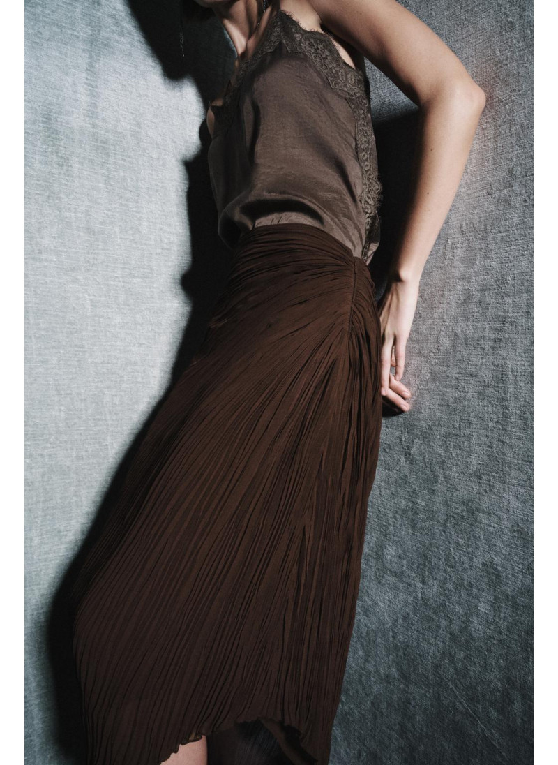 Плисированная юбка в миди zw collection Плисированная юбка в миди zw collection