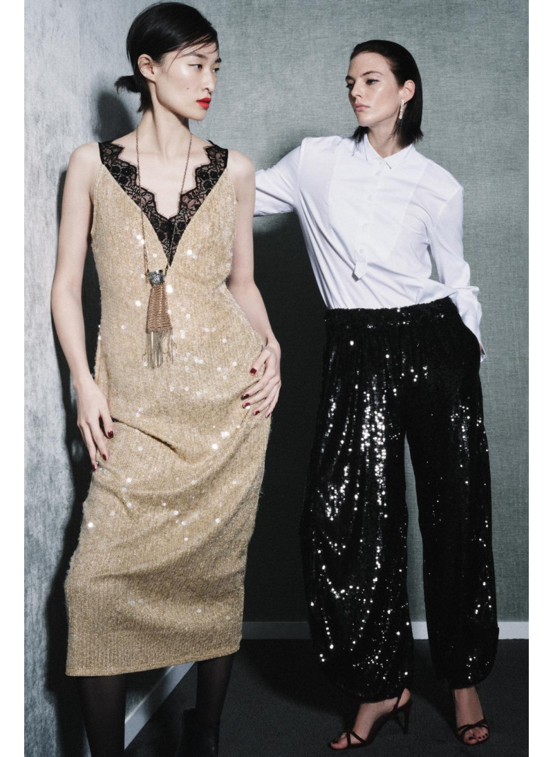 Брюки с пайетками zw collection limited edition Брюки с пайетками zw collection limited edition