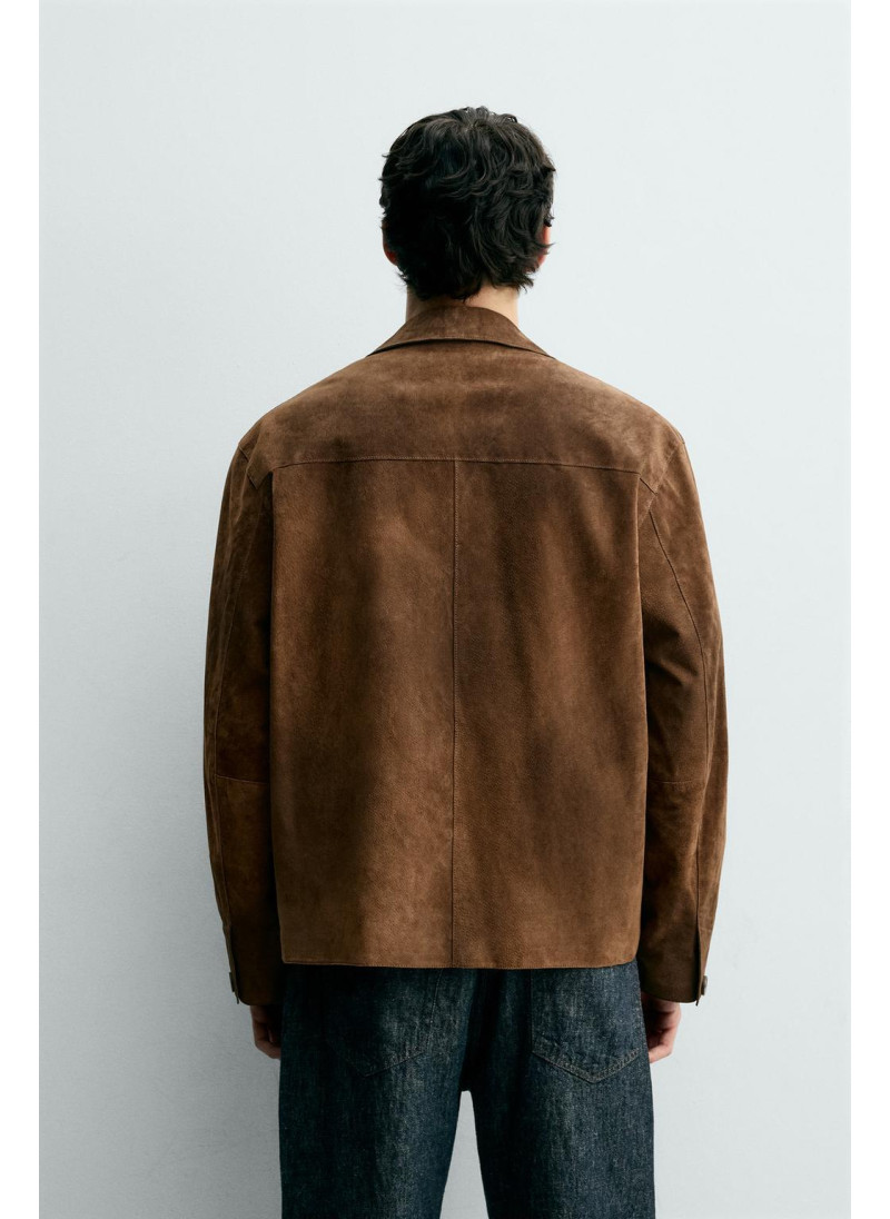 КУРТКА-РУБАШКА ИЗ ЗАМШИ КУРТКА-РУБАШКА ИЗ ЗАМШИ