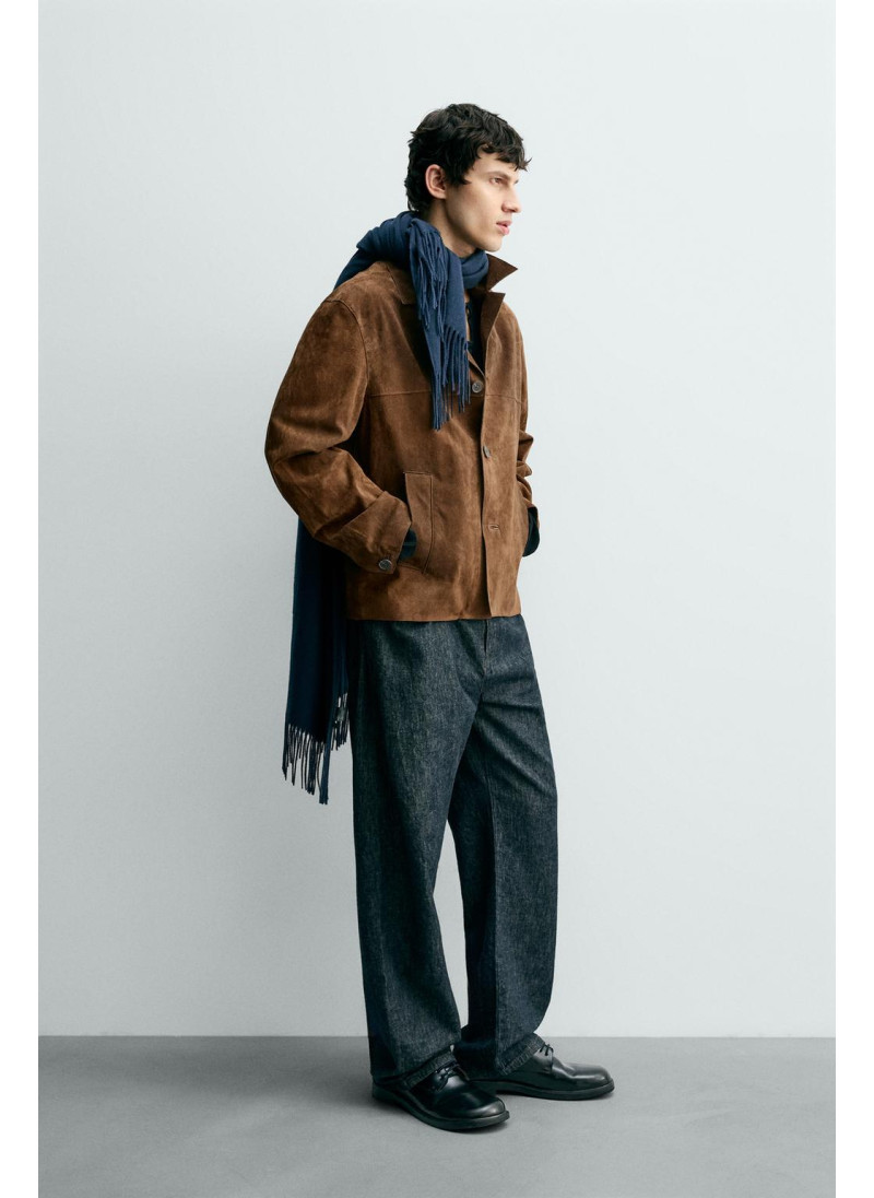 КУРТКА-РУБАШКА ИЗ ЗАМШИ КУРТКА-РУБАШКА ИЗ ЗАМШИ