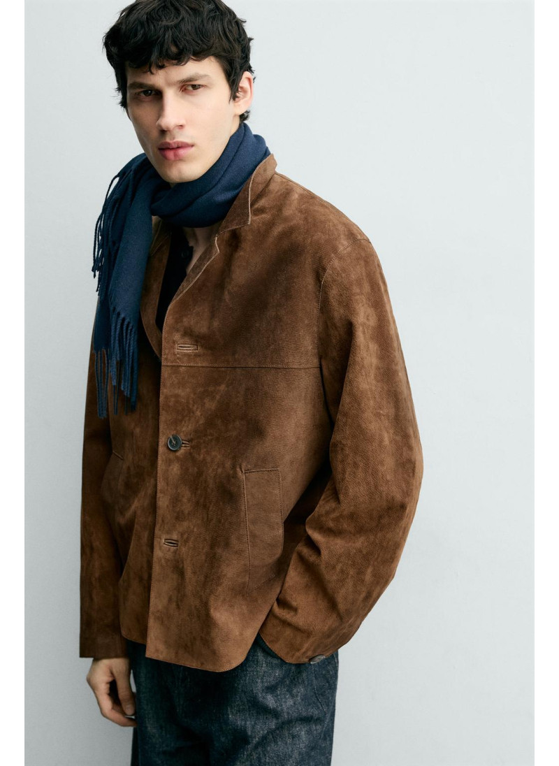 КУРТКА-РУБАШКА ИЗ ЗАМШИ КУРТКА-РУБАШКА ИЗ ЗАМШИ