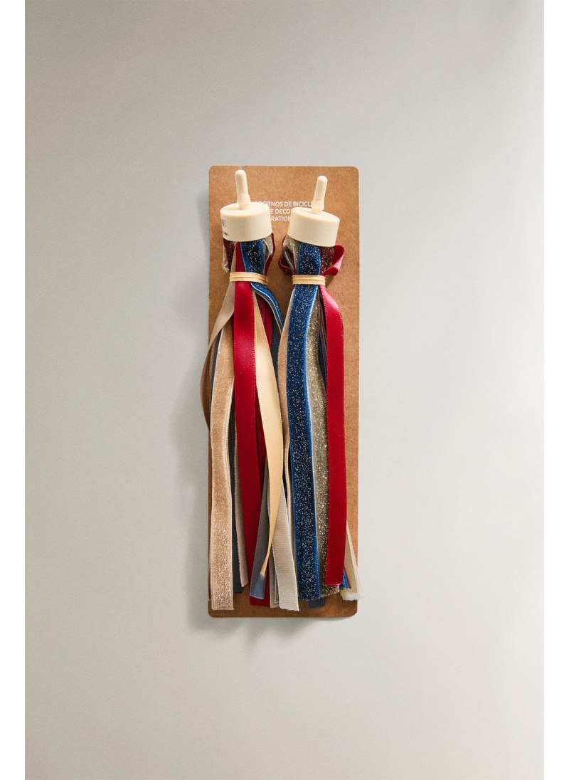 Детский велосипедный аксессуар с блестящими бахромой Детский велосипедный аксессуар с блестящими бахромой