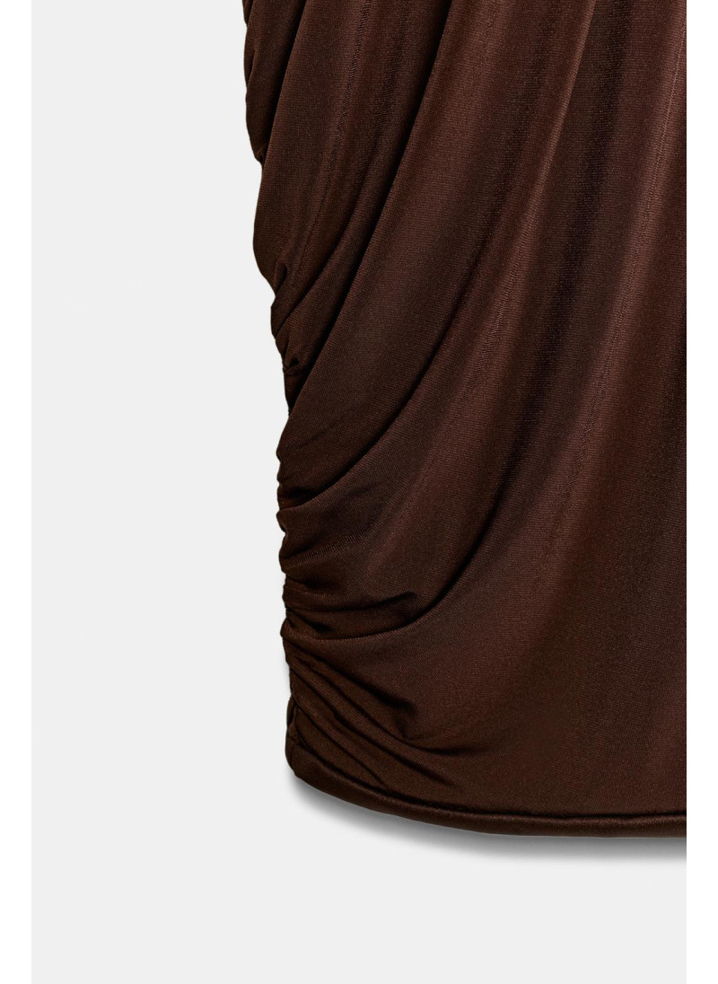 Платье с пайетками и баллонным подолом Платье с пайетками и баллонным подолом