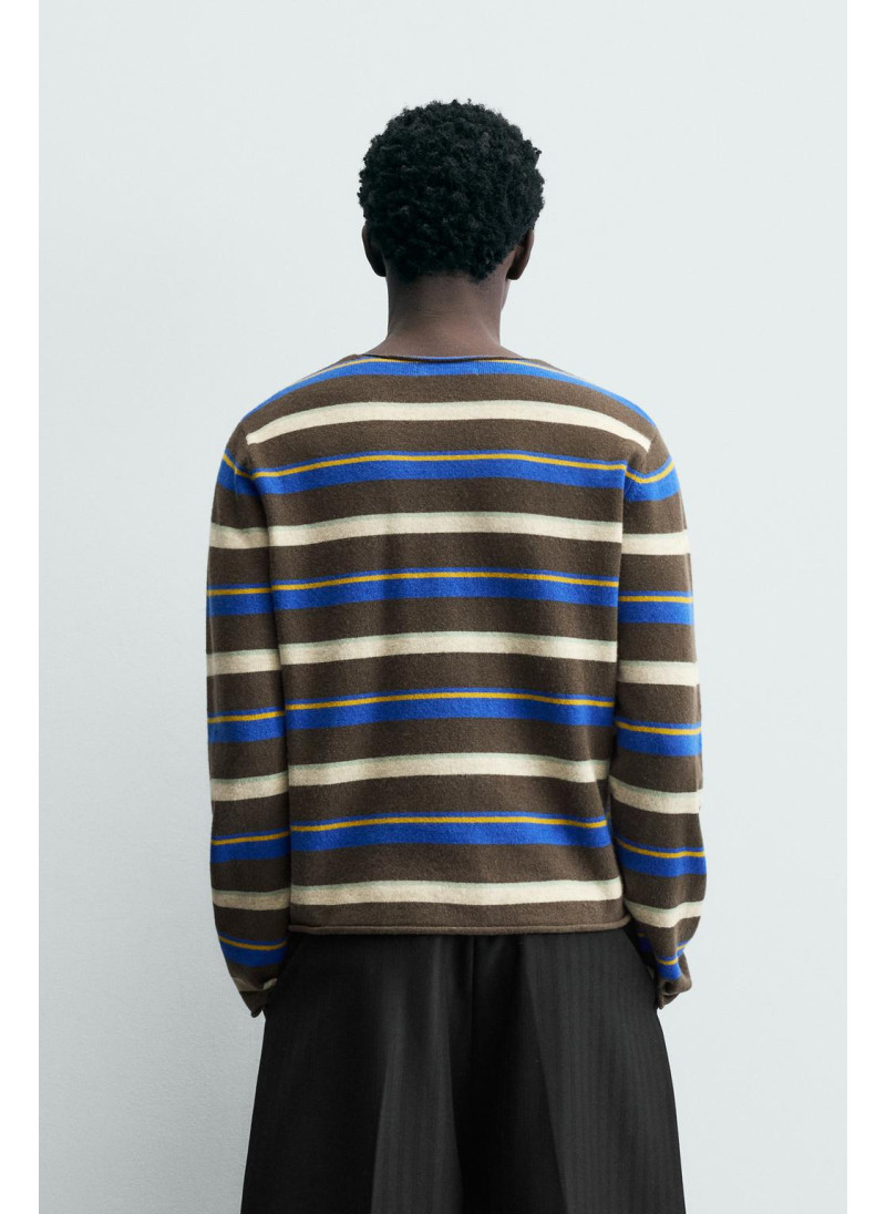 Джемпер в полоску из джаккарда limited edition Джемпер в полоску из джаккарда limited edition