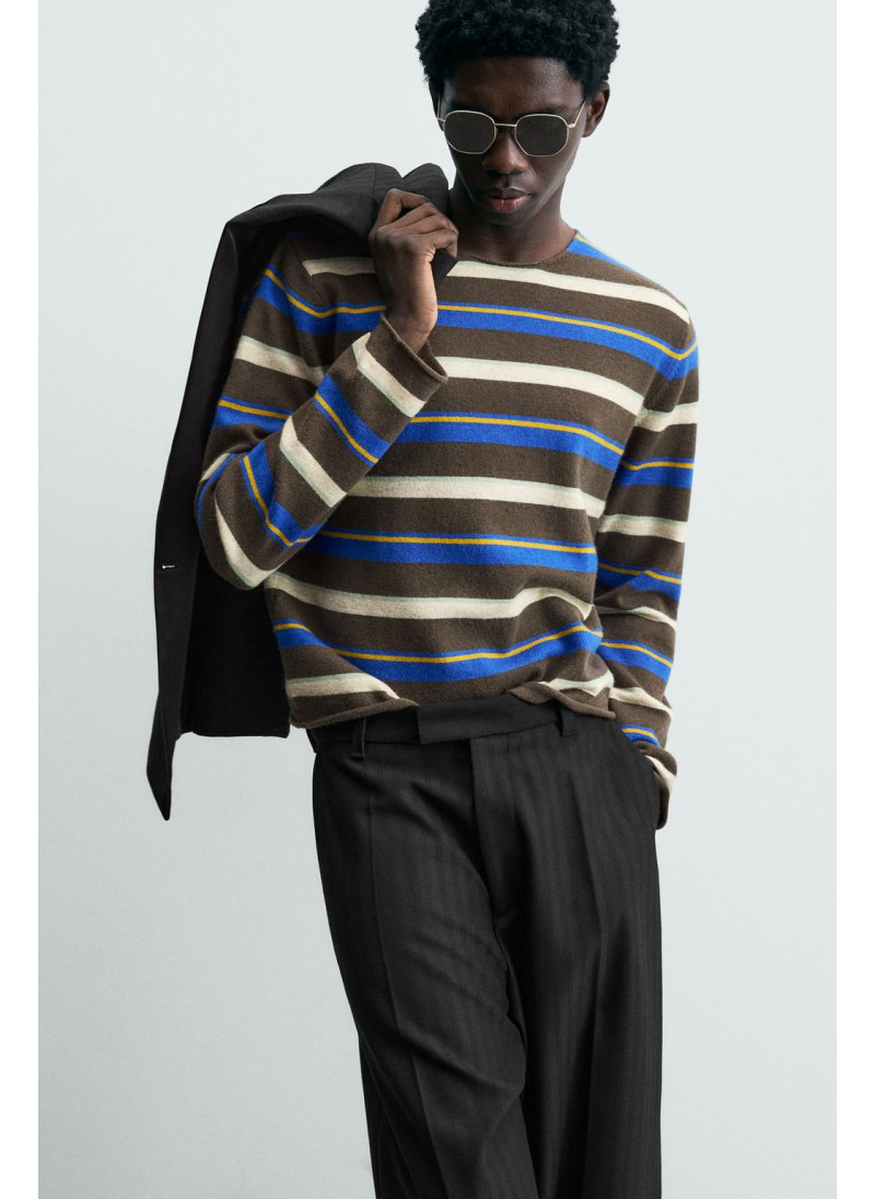 Джемпер в полоску из джаккарда limited edition Джемпер в полоску из джаккарда limited edition