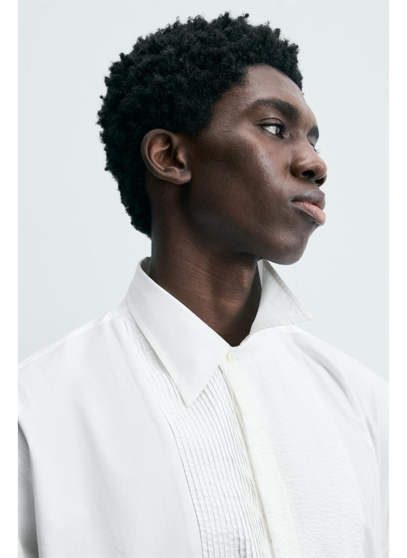 Рубашка limited edition с деталями бантом на груди Рубашка limited edition с деталями бантом на груди