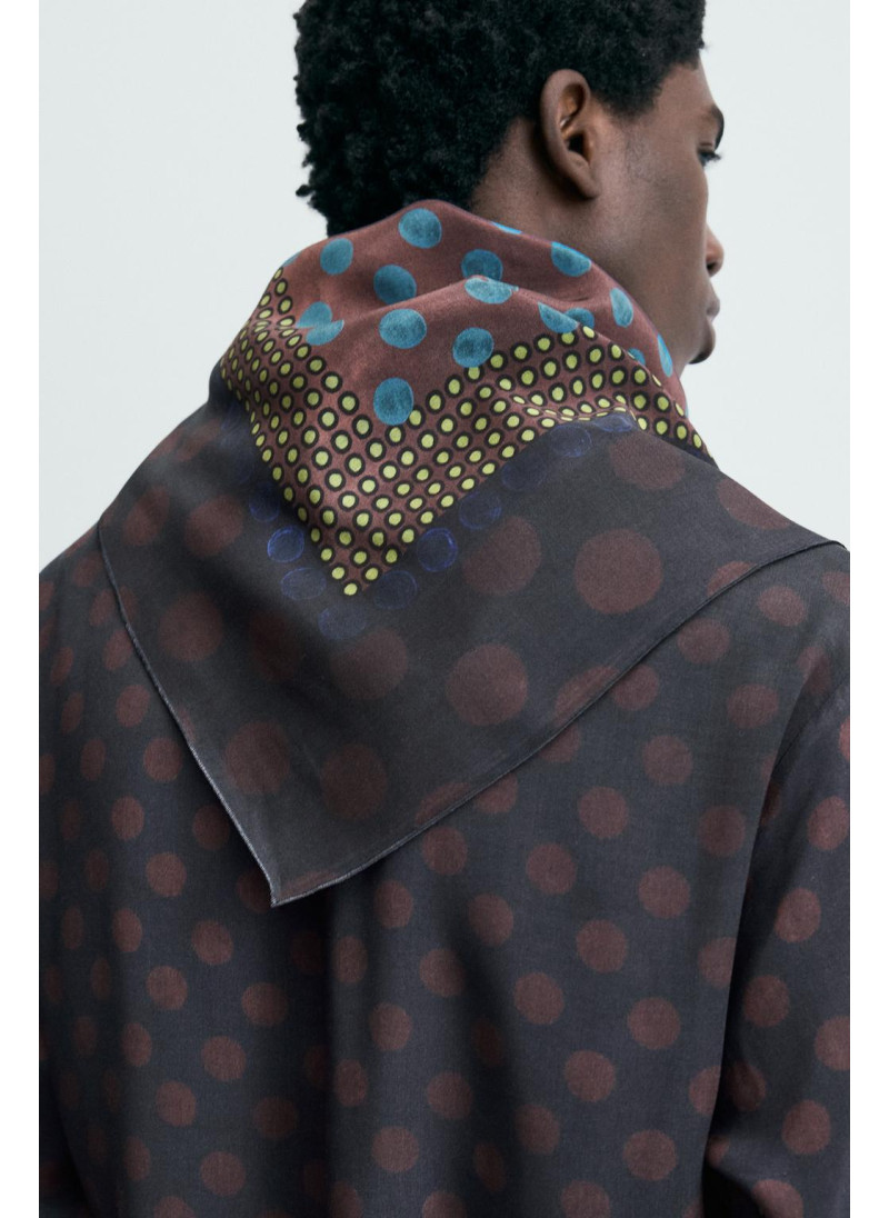 Рубашка с шарфом и полосками limited edition Рубашка с шарфом и полосками limited edition