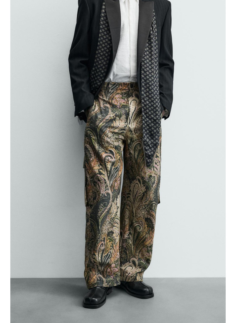 Брюки limited edition paisley barrel fit cargo Брюки limited edition paisley barrel fit cargo