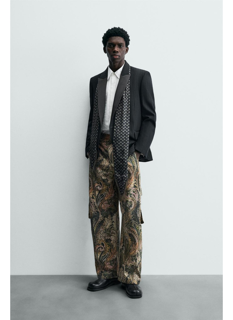 Брюки limited edition paisley barrel fit carg...