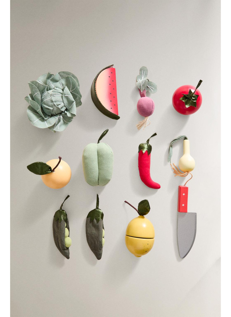 Набор игрушек фруктов и ово...