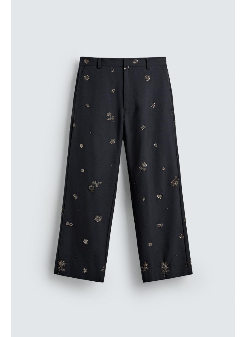 Брюки limited edition relaxed fit с пайетками Брюки limited edition relaxed fit с пайетками