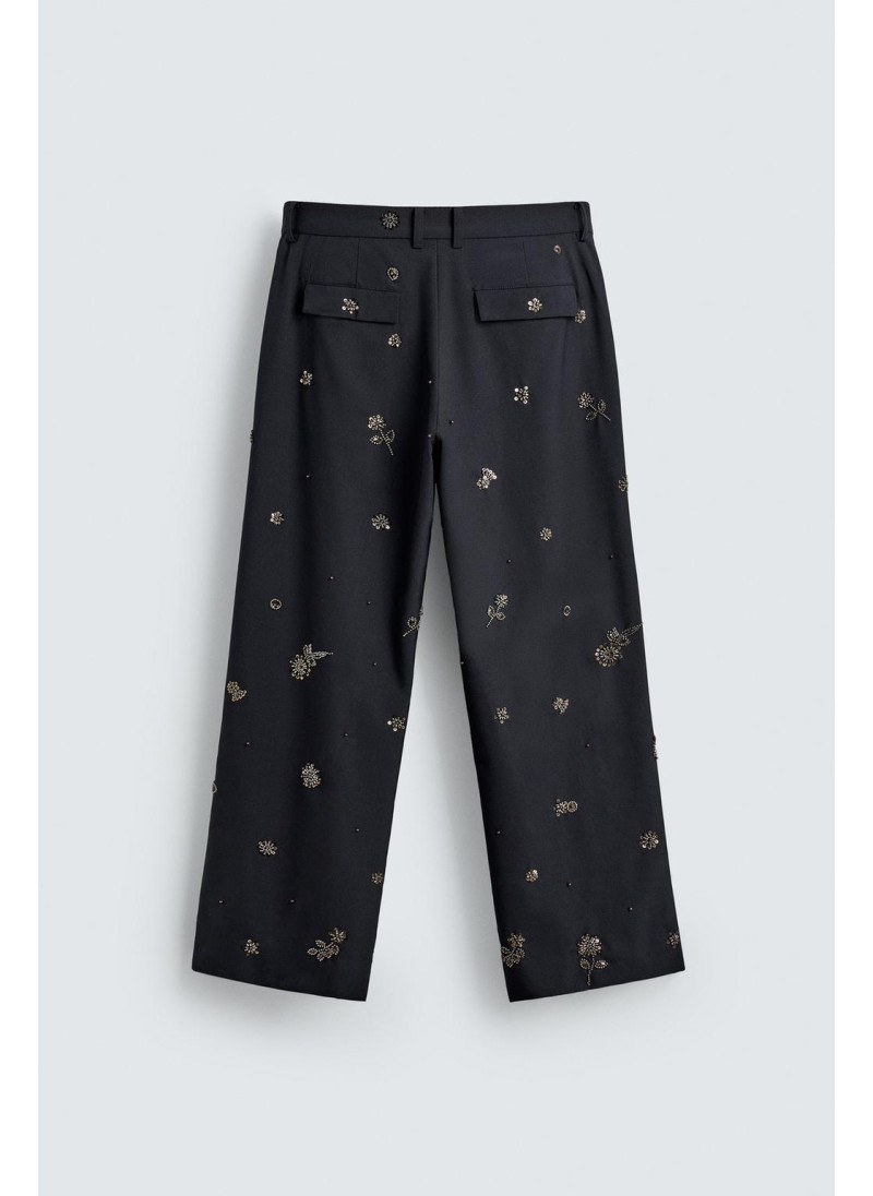 Брюки limited edition relaxed fit с пайетками Брюки limited edition relaxed fit с пайетками