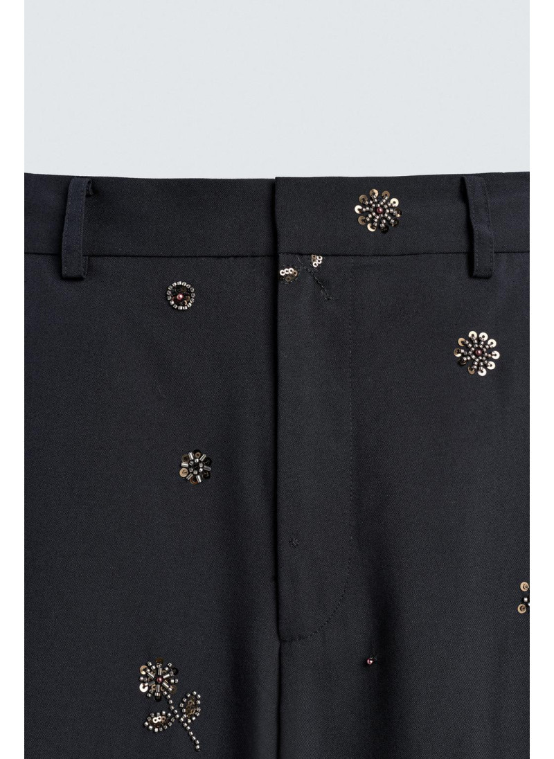 Брюки limited edition relaxed fit с пайетками Брюки limited edition relaxed fit с пайетками