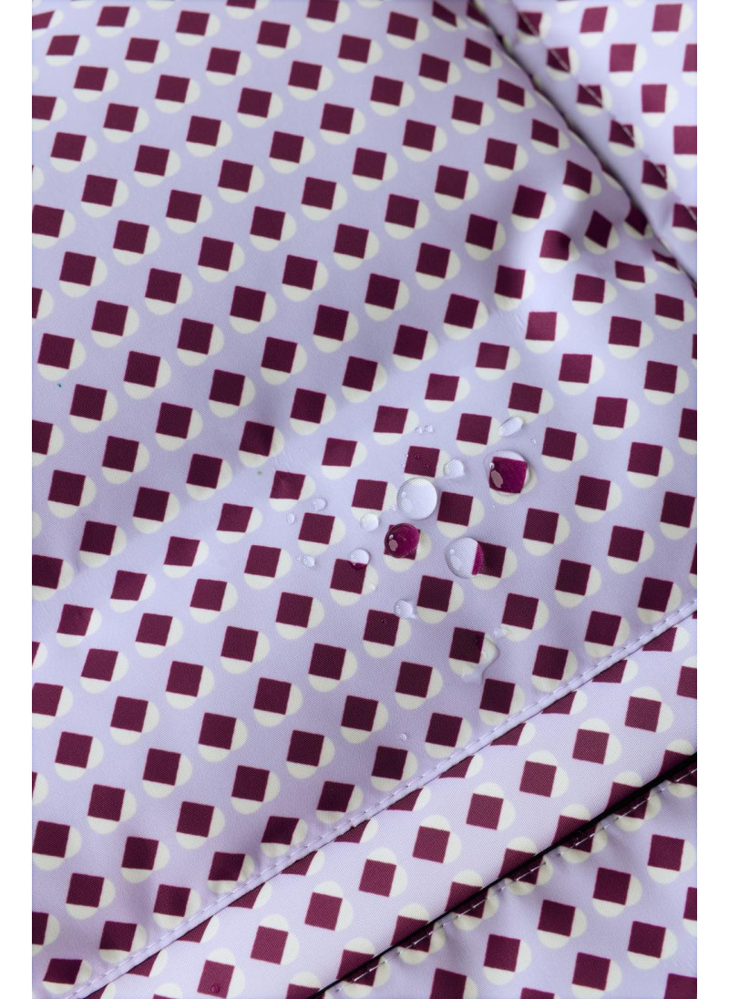 Пуховик с геометрическим принтом и набивкой из пера и пуха. защита от ветра и влаги, система recco® для лыжной коллекции Пуховик с геометрическим принтом и набивкой из пера и пуха. защита от ветра и влаги, система recco® для лыжной коллекции