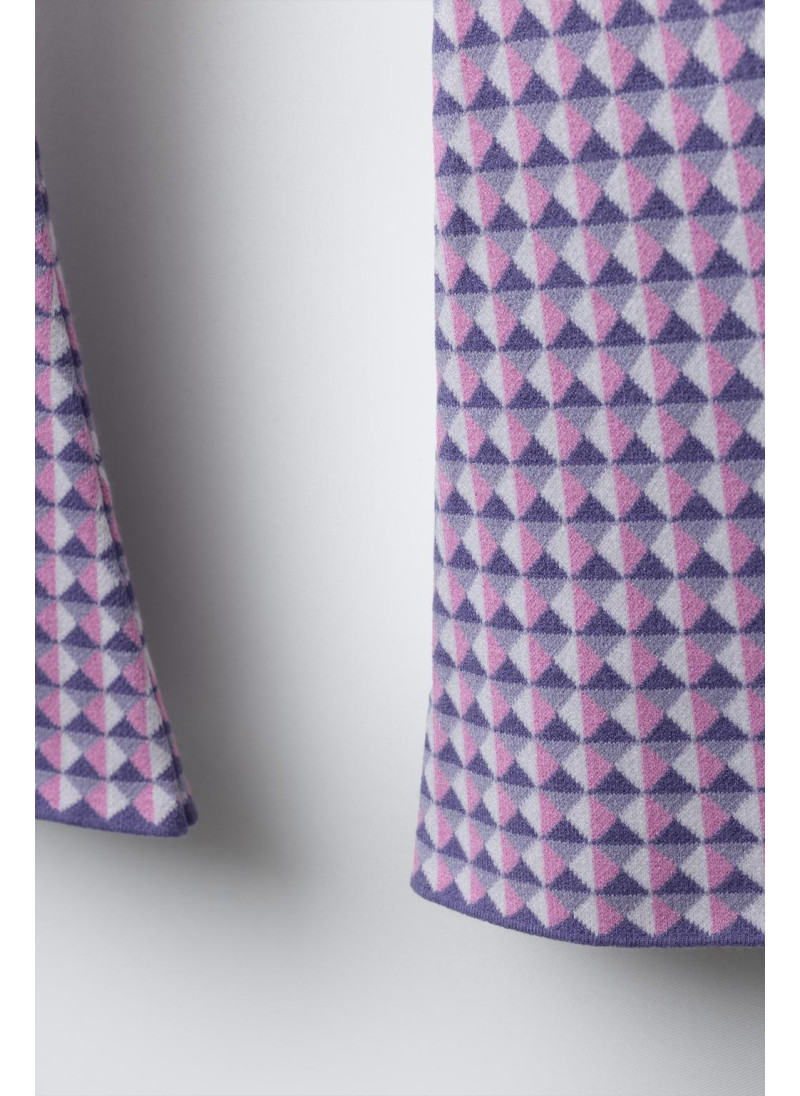 Брюки-клеш из жаккарда - коллекция лыжной одежды Брюки-клеш из жаккарда - коллекция лыжной одежды