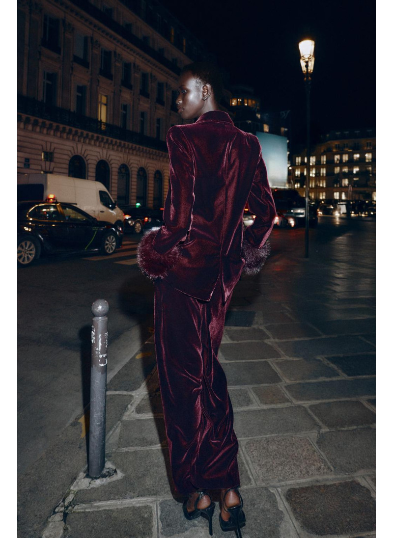 Бархатные широкие брюки Бархатные широкие брюки