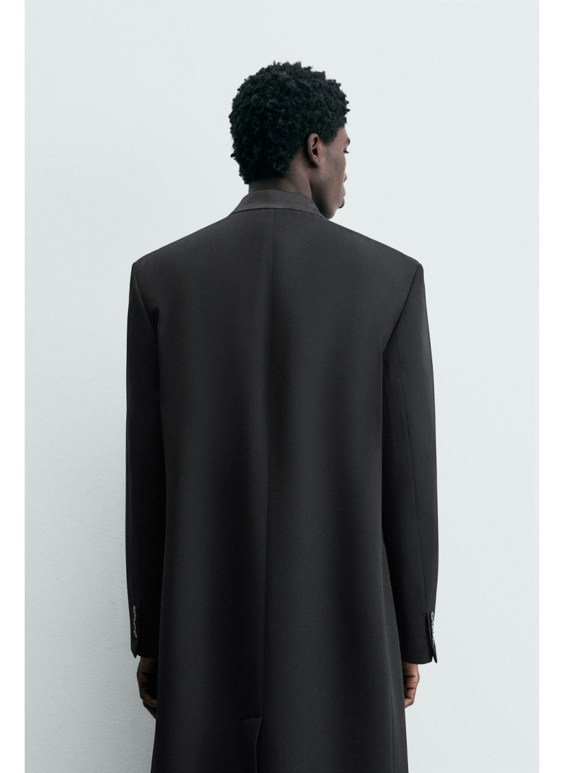 Пальто фрак в полоску из жаккарда - limited edition Пальто фрак в полоску из жаккарда - limited edition