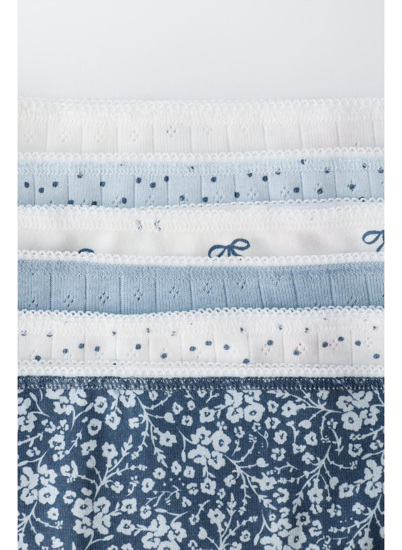 2–6 ЛЕТ/ НАБОР ИЗ ШЕСТИ ТРУСОВ С БАНТИКАМИ 2–6 ЛЕТ/ НАБОР ИЗ ШЕСТИ ТРУСОВ С БАНТИКАМИ